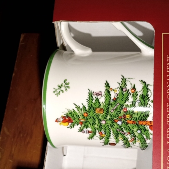 Boxed 2 pc Spode Christmas Tree Mug & LED Christmas Tree Ornament New in box - Picture 4 of 6